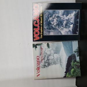 Volcano Book Lot Of 2 Mt.Saint Helens